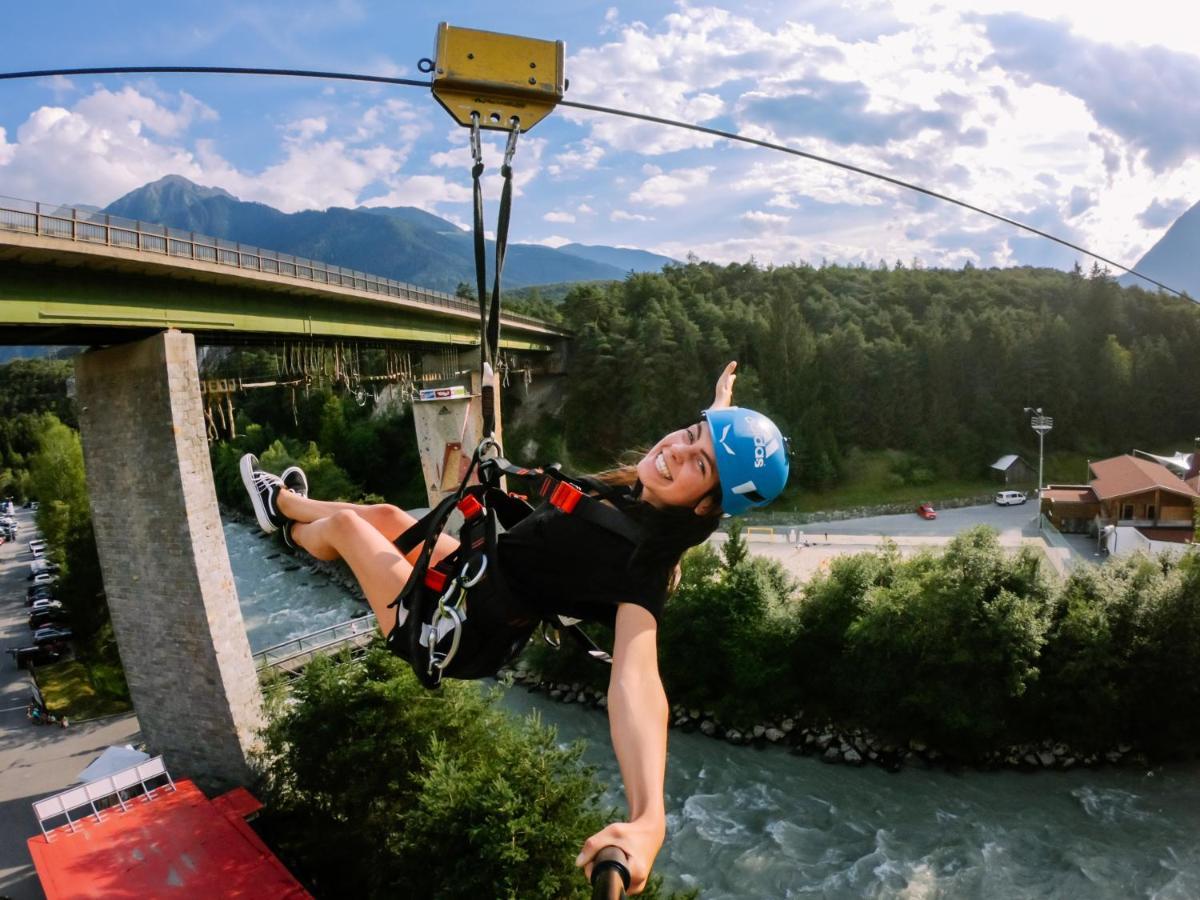 Ferienhaus Oetztal-Lodge Sautens Ngoại thất bức ảnh