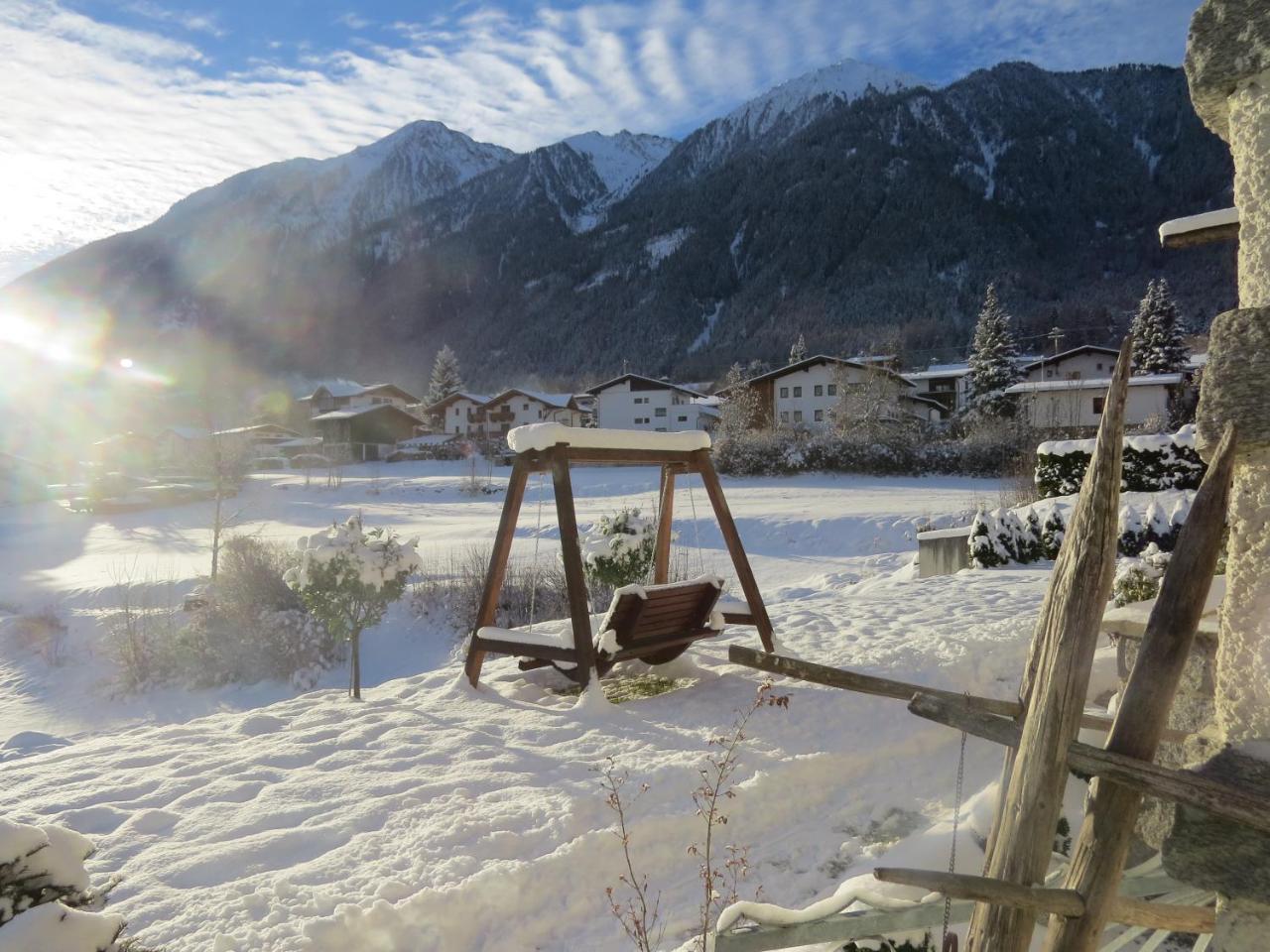 Ferienhaus Oetztal-Lodge Sautens Ngoại thất bức ảnh